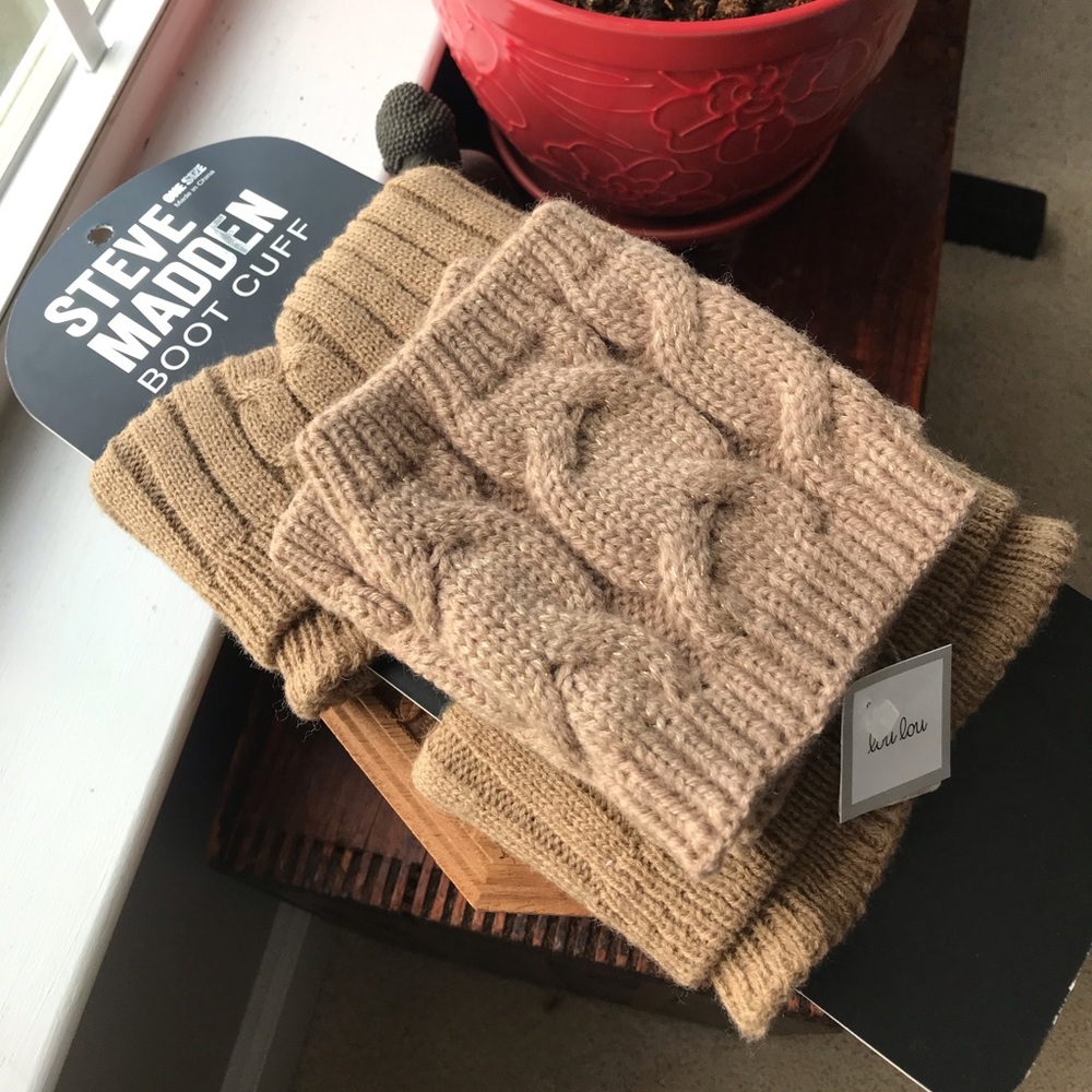Steve Madden Boot Cuffs NWT